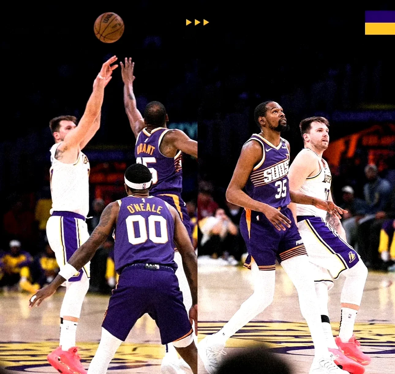 湖人遭遇杜兰特止步，NBA局势紧张